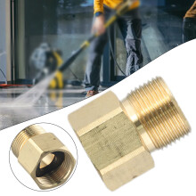 Hochdruckreiniger-Kupplung Schnellentschluss-Adapter M22 15 mm männlich zu m22 14 mm weibliche Verbindung Autowäsche Gartenverbindungen