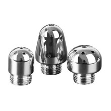ANAL-DOUCHE Einlauf Dusch Premium Metall-Einlauf-Duschdüse 3 austauschbare Köpfe für gründliche Vaginal- und Analreinigung