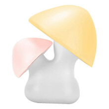 (As show, One size) US Plug Sensor Mushroom Night Light LED Lamp Romantic Colorful(warm light)