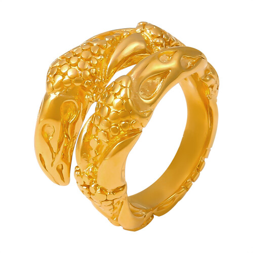 Adjustable Open Rings with Geometric Designs Versatile-gold