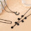 Gothic-Halskette mit schwarzem-Stern 7