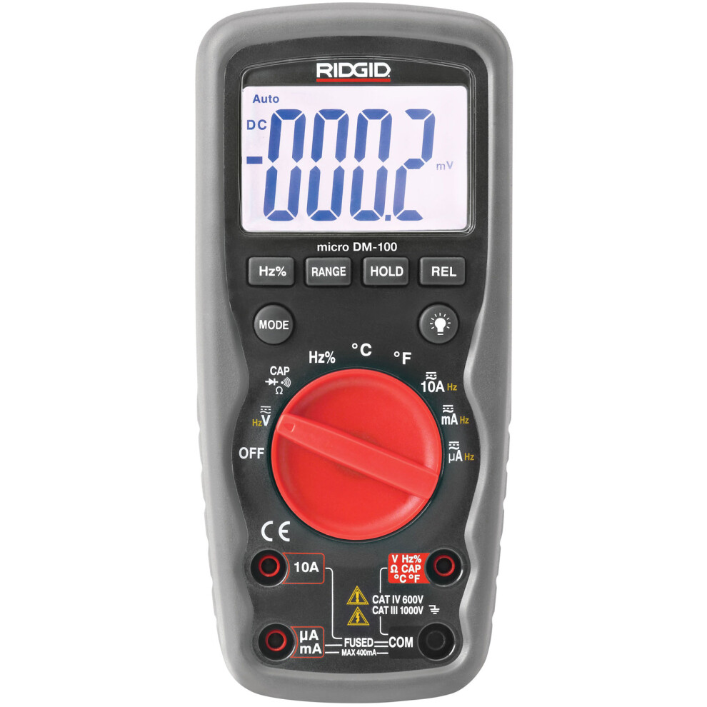 Ridgid 37423 Dm-100 Micro Digital Multimeter