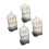 4/8 Pack Charm 3D Soft Otters Pendants Flocking-       8 7