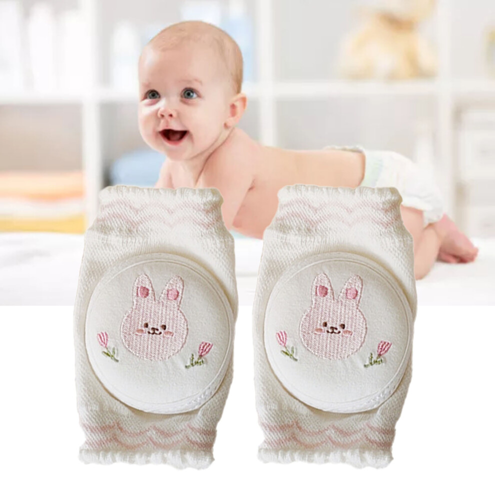 Baby Cotton Knee Pads, Soft Elastic Adjustable Crawling Aid for Toddler