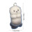 4/8 Pack Charm 3D Soft Otters Pendants Flocking-       8 4