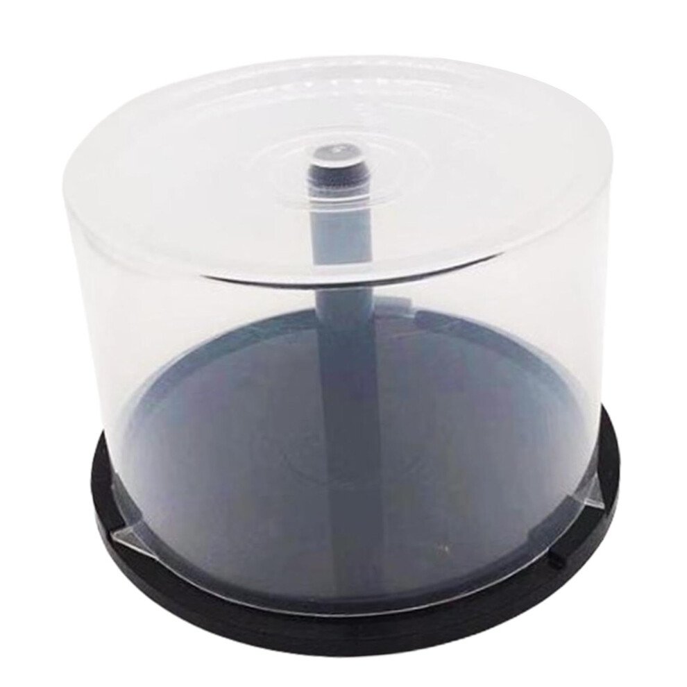 Empty Dvd Cake Boxes Clear Column Storage Bucket Spindle 50 Disc Capacity Disc/Bluray Storage Bar Home Organizer Black 9347817034790