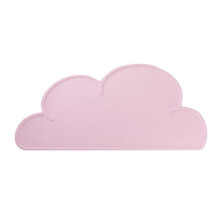 Kids Silicone Placemat Food Grade Non Slip Heat Resistant Baby Table Mat Easy Clean Cloud Square