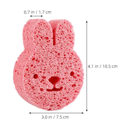 3Stk Badschwämme Für Kinder Holzfaser 1