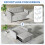 Homcom HOMCOM Convertible Pull Out Sleeper Sofa Bed Settee for Living Room, Grey 4