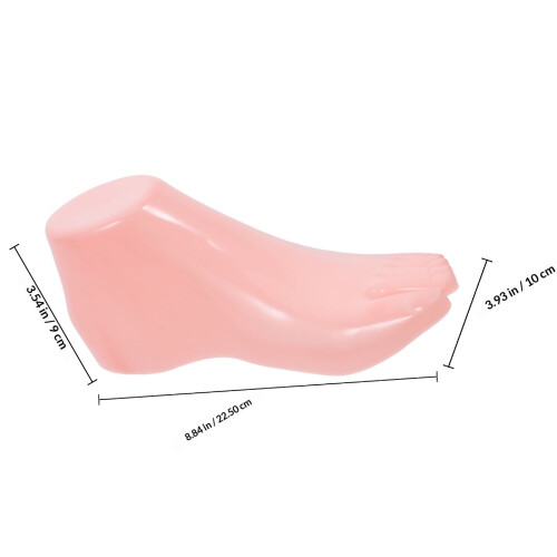 Duurzaam Roze Plastic Voetmannequin Voor En 1
