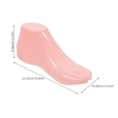 Duurzaam Roze Plastic Voetmannequin Voor En 2