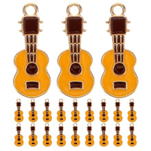 25 Gitarren-Anhänger Für Schmuckherstellung DIY Zubehör