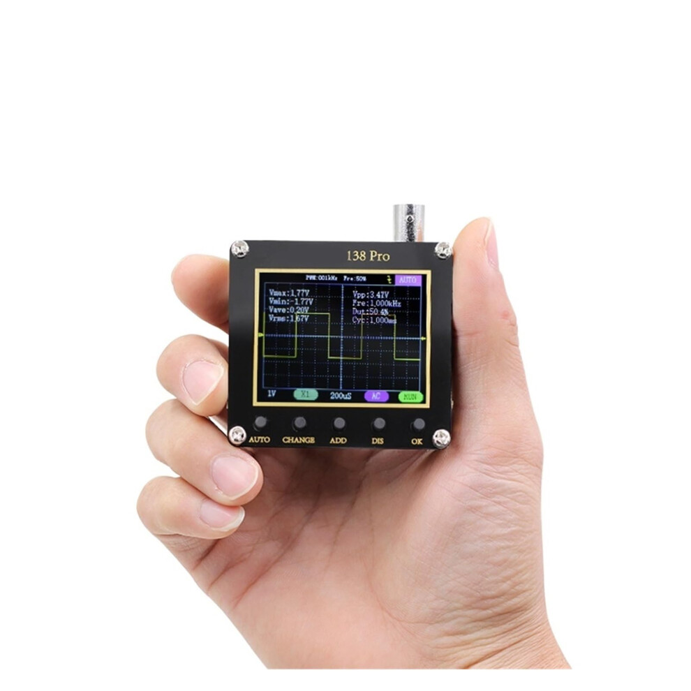 Handheld Digital Oscilloscope 200Khz Bandwidth Lcd Display With Multiple Trigger Modes For Diy And Automotive 9347817035070