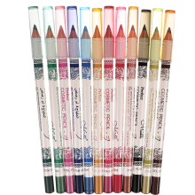 12 Wasserdichter Eyeliner Und Augenbrauenstift Set Bunt