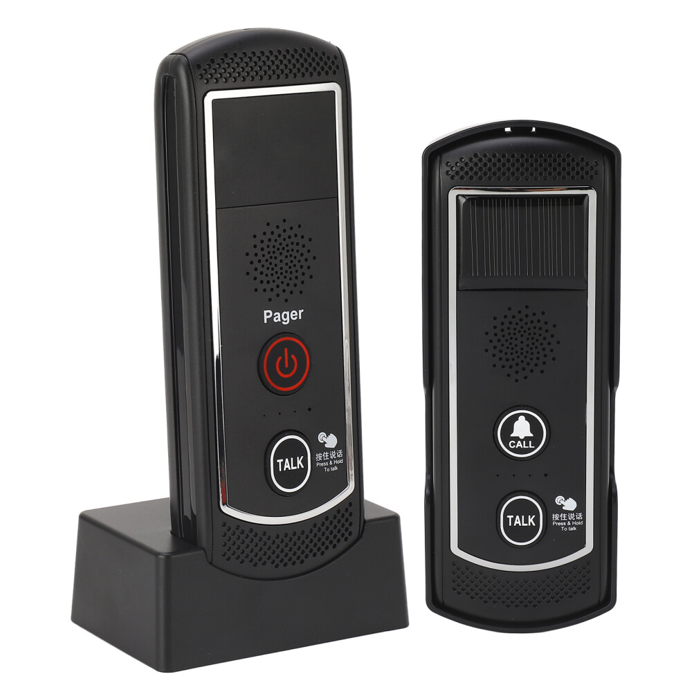 Wireless Solar Intercom Door Bell 16 Channel 2000M Range With Built-In 3.6Wh Battery 8341369133032