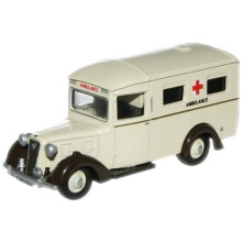 Oxford Diecast 76AMB001 Austin 18 Ambulance RR Works