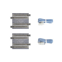 Kato Unitrack WS62FPC-WS62PC CS Dual Straight Feeder Track 62mm N Gauge 20-043