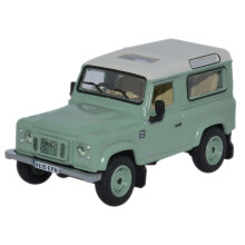 Oxford Diecast Land Rover Defender 90 Station Wagon Grasmere Green OD76LRDF007HE OO Gauge