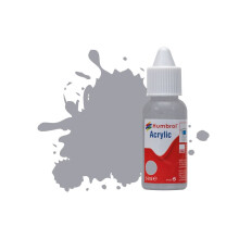 Humbrol DB0064 No 64 Light Grey Matt Acrylic Paint 14ml dropper bottle
