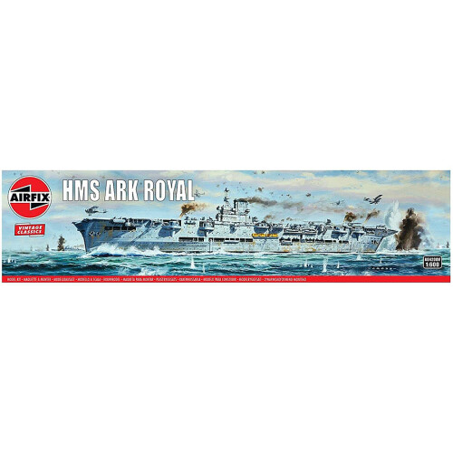 Airfix AIRFIX A04208V HMS Ark Royal - Vintage Classics 1:600 Ships Model Kit