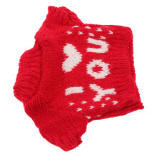 Vêtement Pour Peluche En Coton Doux Rouge