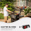 2Pièces Ventilateur Bbq Portable Électrique Noir ABS 5