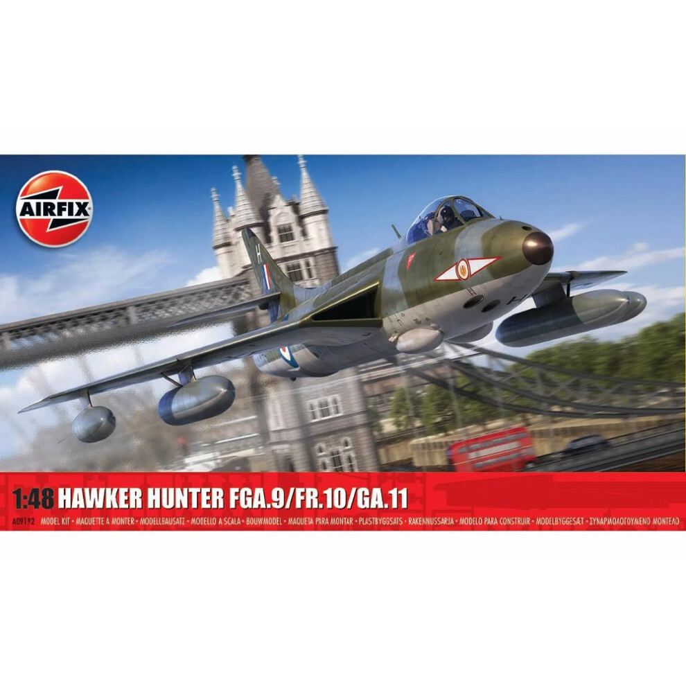 Airfix A09192 Hawker Hunter Fga.9/Fr.10/Ga.11 1:48 Model Kit