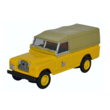 Oxford Diecast 76LAN2016 Land Rover Series II LWB Canvas JCB OO Gauge