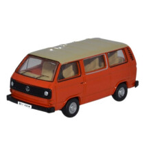 Oxford Diecast 76T25008 VW T25 Bus Ivory/Brilliant Orange OO Gauge