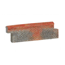 HORNBY Skaledale R8977 Brick Walling Straight - OO Gauge Buildings