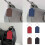 10 Pieces Sublimation PU Leather Keychains Rectangular-Black 3