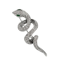 Broches serpent à la mode, ornement en alliage pour dames et-F