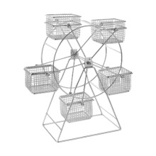 Ferris Wheel Snack Holder Stainless Steel Rotating Dessert Stand for Parties and Events
