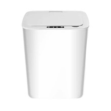 Poubelle rechargeable USB avec capteur intelligent, couvercle automatique, idéale pour la maison et le bureau. Conception étanche avec joint