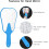 Tooth Shaped Mirror With Magnification Function, Clear Reflection From Flat Mirror Surface, Dental Handle Plastic Mirror For Salon Barber Use (Red) 4