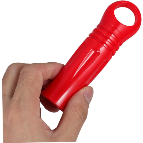 Mop Handle End Caps 10Pack Red Replacement For Mop Rods Ergonomic Curved Plastic Sleeve Grips Quick Install 1