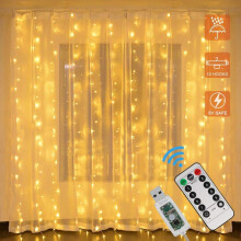 Crie momentos mágicos com cortinas de luzes LED. Excelente qualidade, garantindo fácil operação para sua conveniência. Luzes de fada brancas