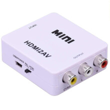Prevodník HDMI na AV, dva televízne formáty pre jednoduché použitie a prenosnú súpravu na konverziu kompozitného signálu, podpora HD mini