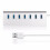 Συμπαγής διανομέας USB για MacBook, κράμα αλουμινίου με απαγωγή θερμότητας, διανομέας 1