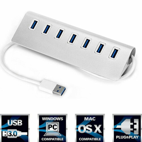 Κόμβος USB αλουμινίου για επιτραπέζιο υπολογιστή, Σχεδιασμός προστασίας από 1