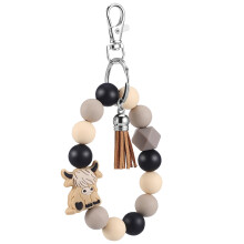 Highland Cow Schlüsselanhänger Armband Anhänger Taschen Charm Geschenk