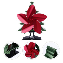 Weihnachtsbaum Geformter Lüfter Kaminventilator Wärmeenergie Antrieb