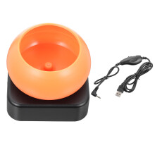 Bol À Perles DIY Avec Aiguille Orange ABS Pour Artisanat