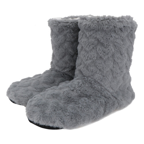 1Paar Dunkelgraue Tanz- Und -Bodenstiefel 2