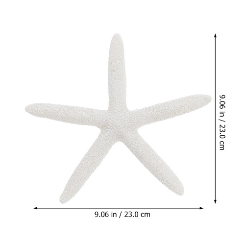 8Stk Resin Meerestiere Weiß Aquarium Ornamente 1