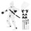 1 Set Figurine D'action Robot Articulée Silhouette Médiévale 8