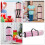 Pink Gift Storage Bag Waterproof Plastic Handy Christmas Holder 11