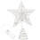 1Pc Silver Xmas Tree Star Ornament String Decoration 1