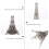 1 Set Transparante Kristallen Eiffeltoren 3D Model 10