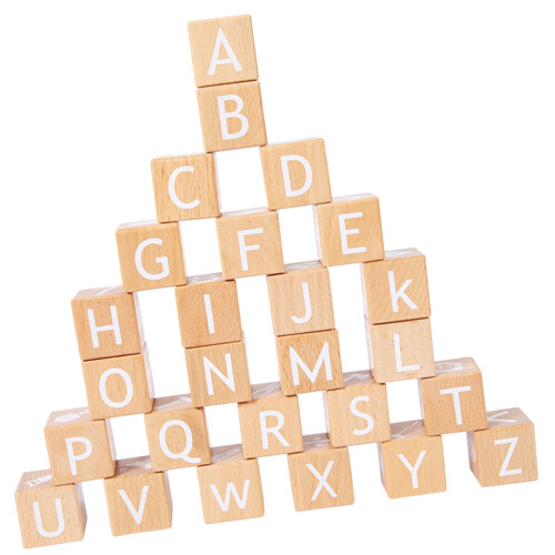 26 Giocattoli In Legno Lettere E Numeri Per Bambini